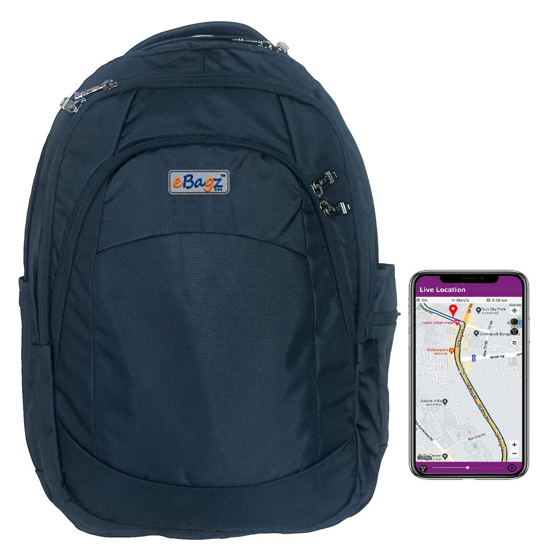 TrackMate-I 45 Liter GPS Backpack