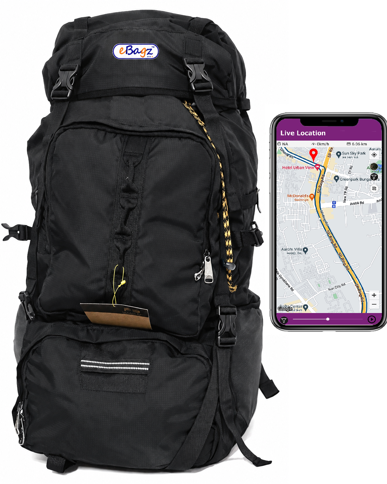 GeoGuard-I 60 Liter GPS Rucksack