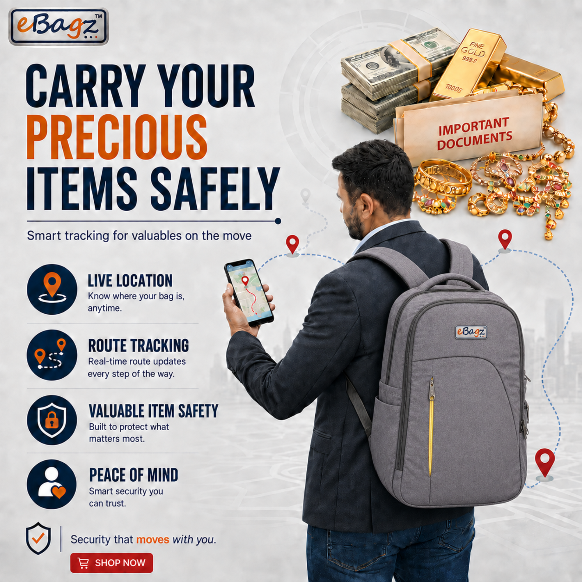 FindBuddy-I 40 Liter GPS Backpack