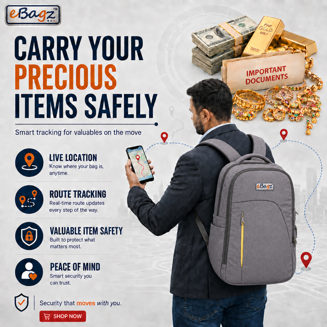 FindBuddy-I 40 Liter GPS Backpack