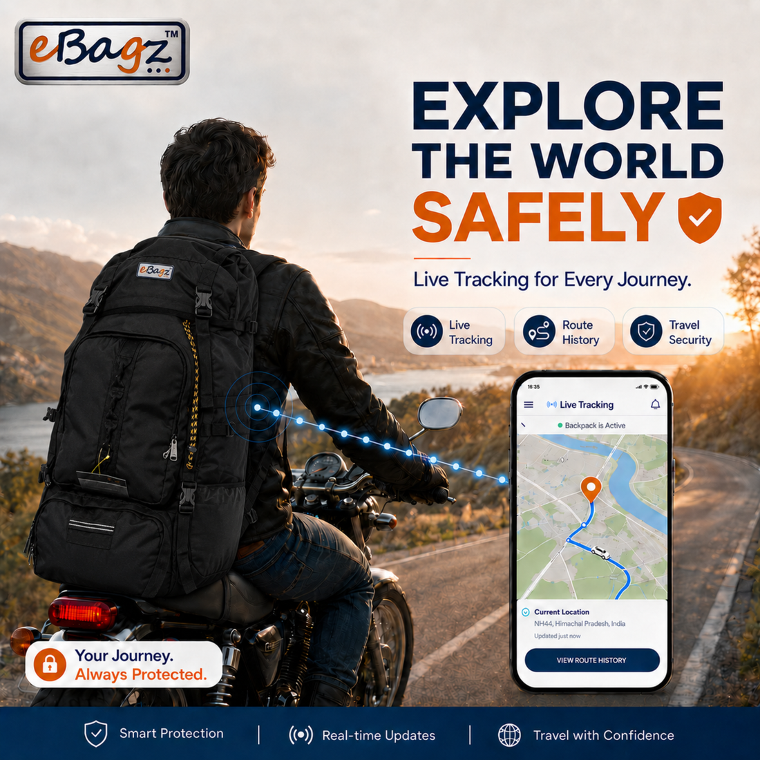 GeoGuard-I 60 Liter GPS Rucksack