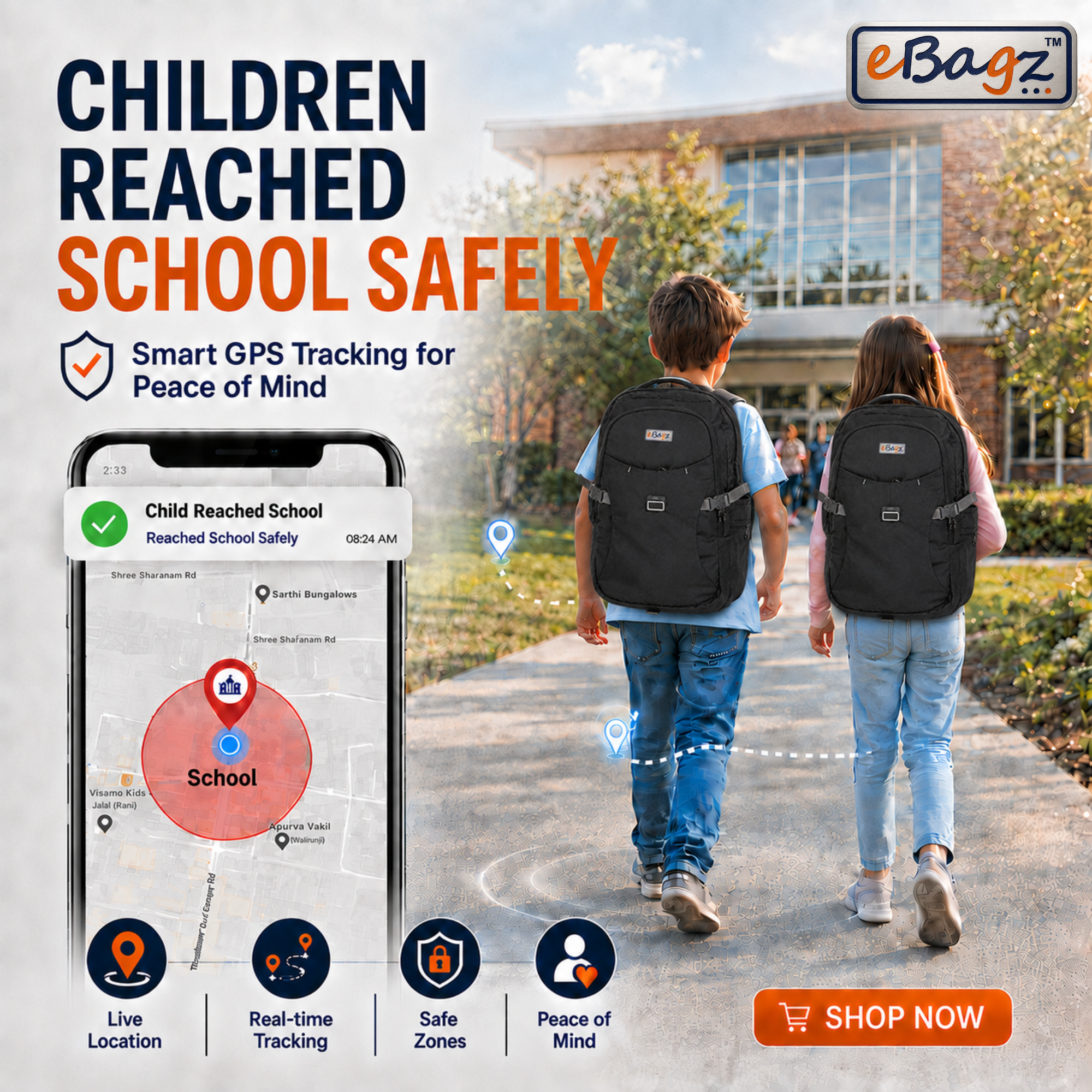 SecureMate-I 45 Liter GPS Backpack