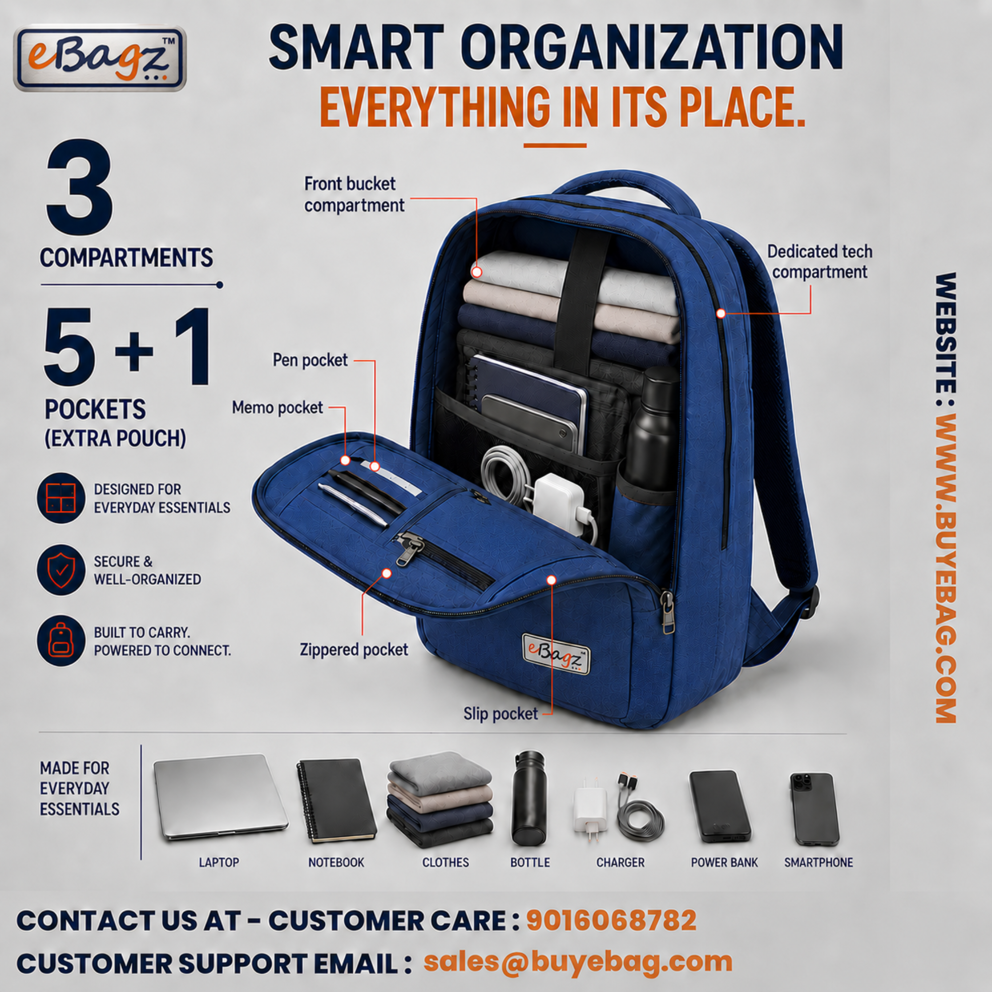 SmartBuddy-V 35 Liter GPS + Voice Monitor Backpack