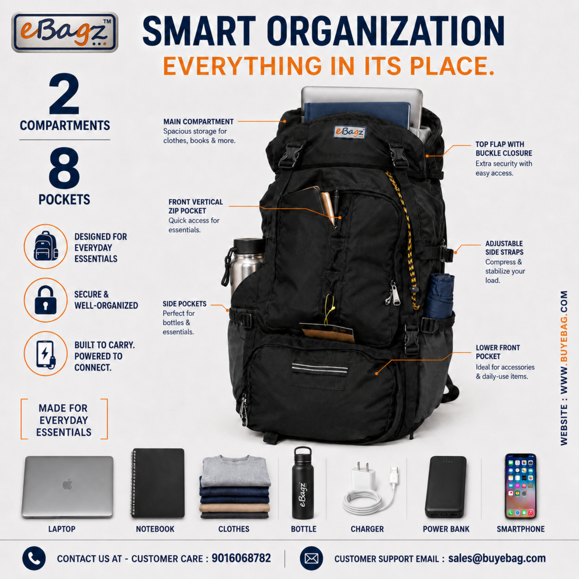 GeoGuard-I 60 Liter GPS Rucksack