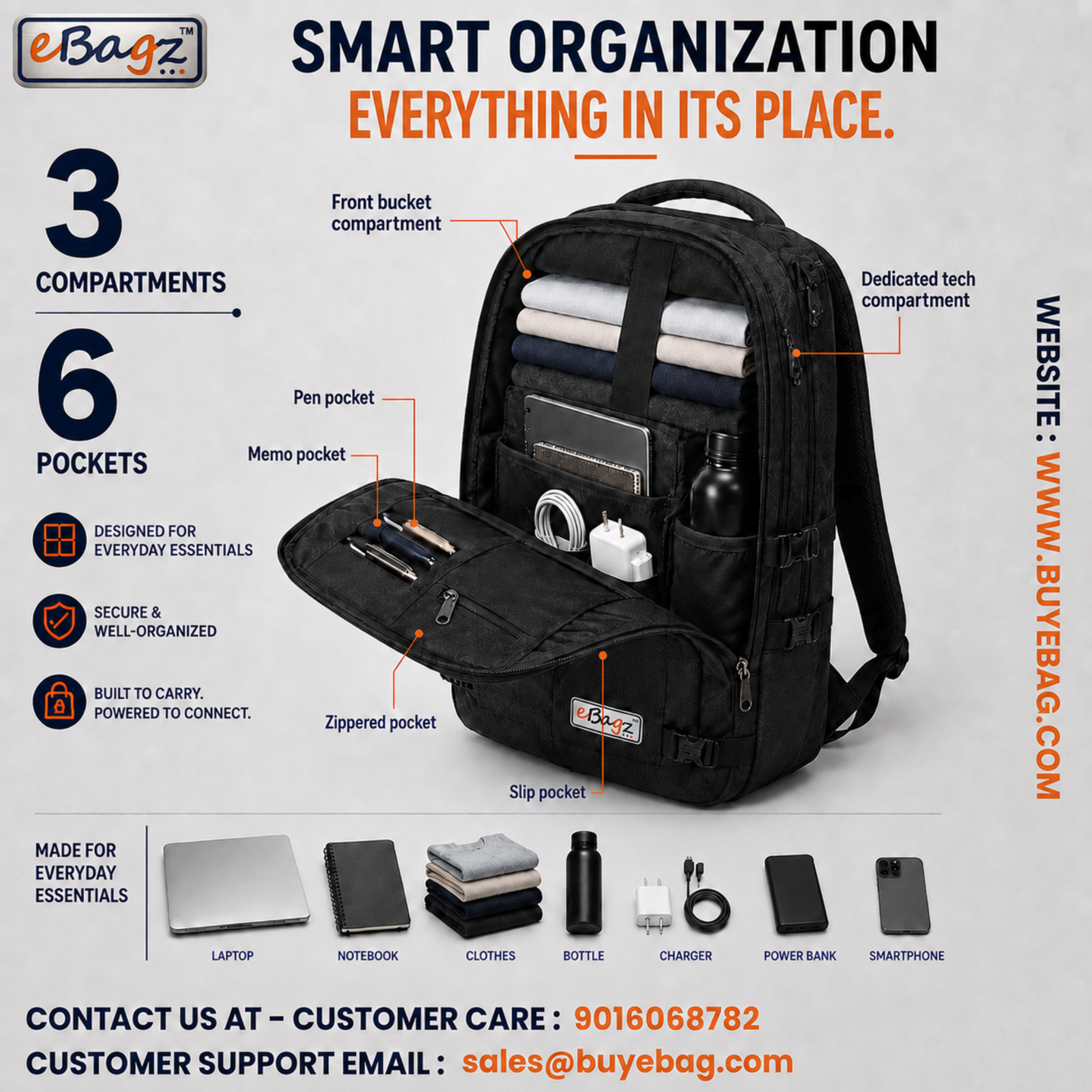 GeoConnect-I 45 Liter GPS Rucksack