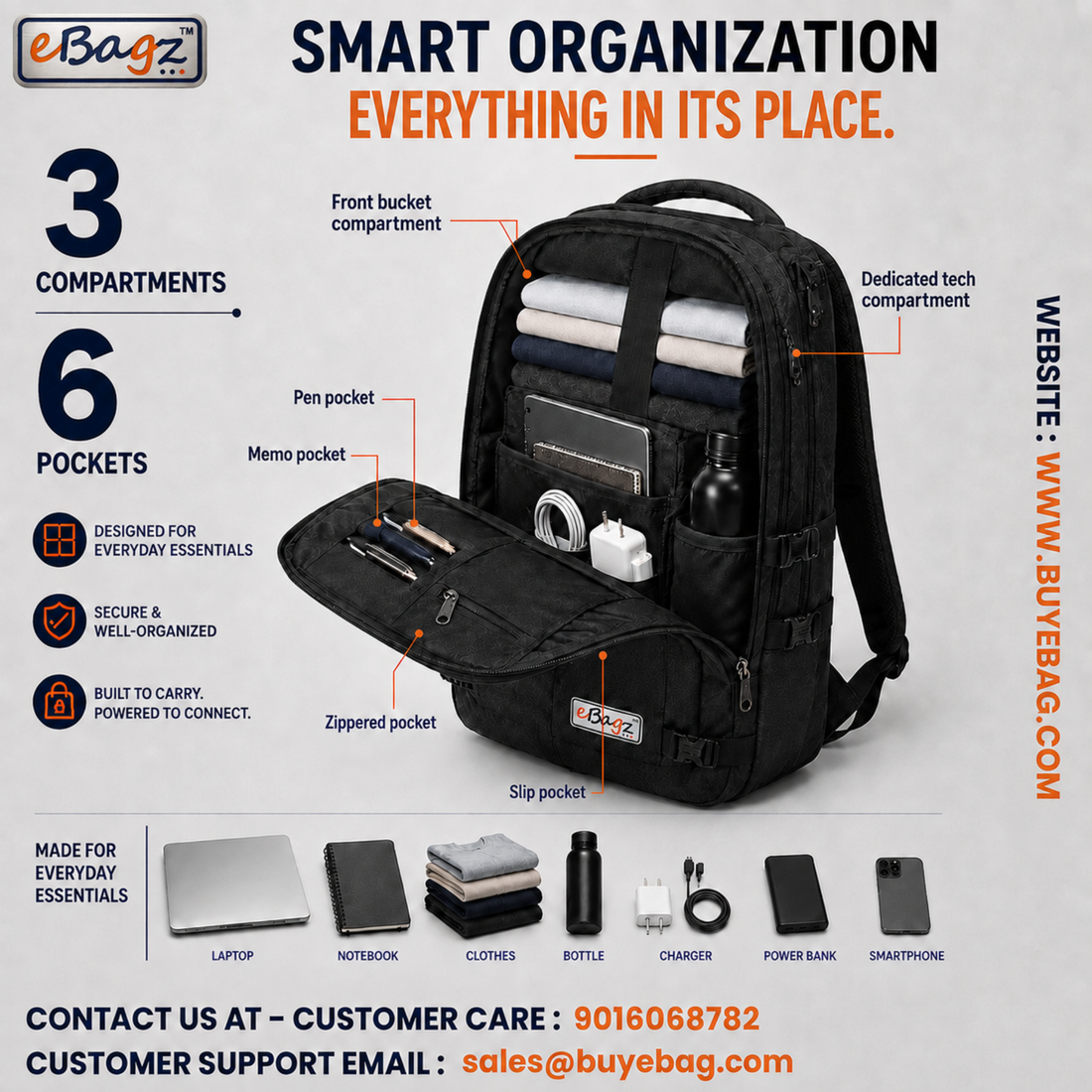 GeoConnect-I 45 Liter GPS Rucksack