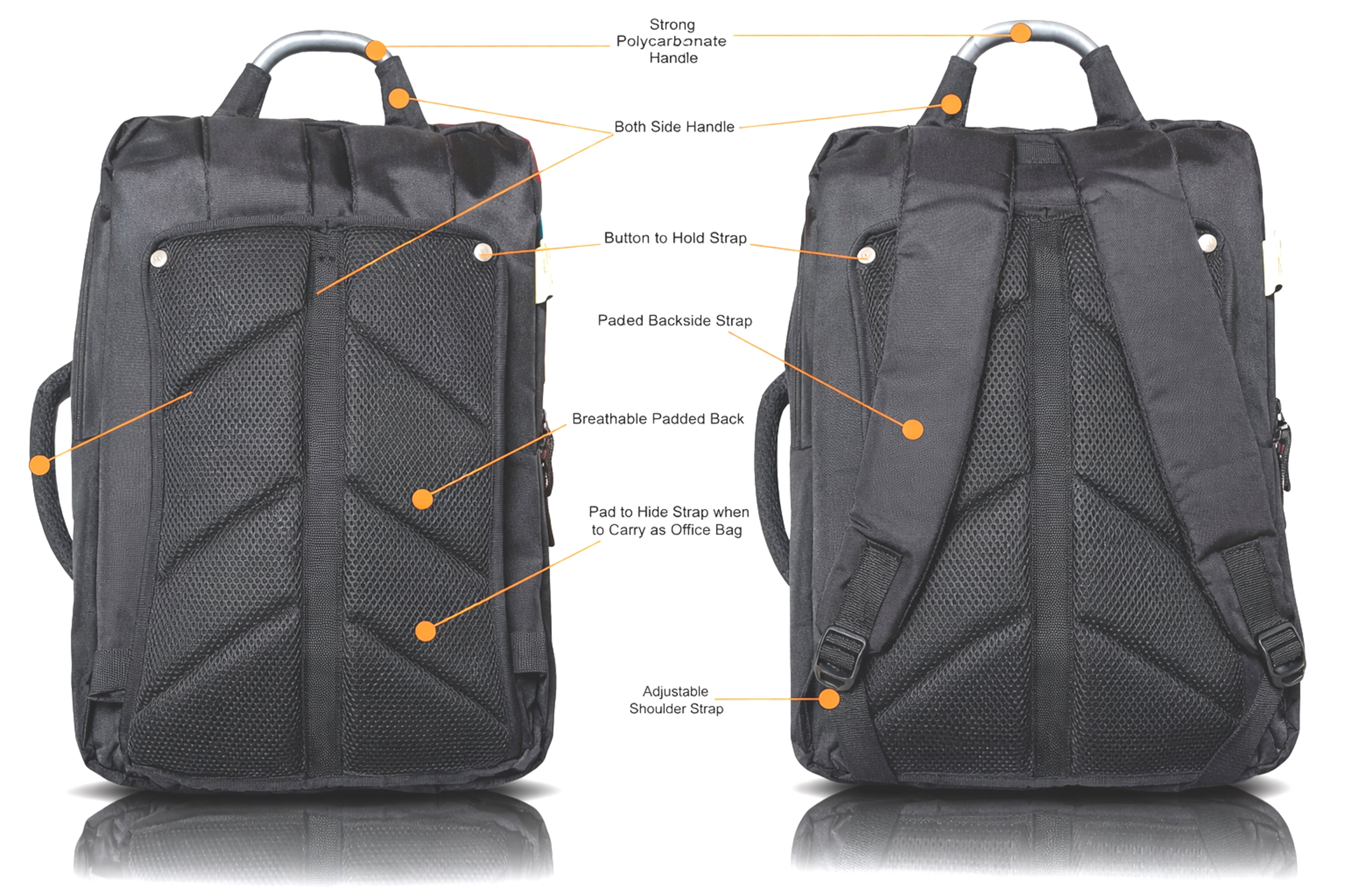 SafeCharge-V 20 Liter GPS+Voice Monitor + USB Charger Backpack