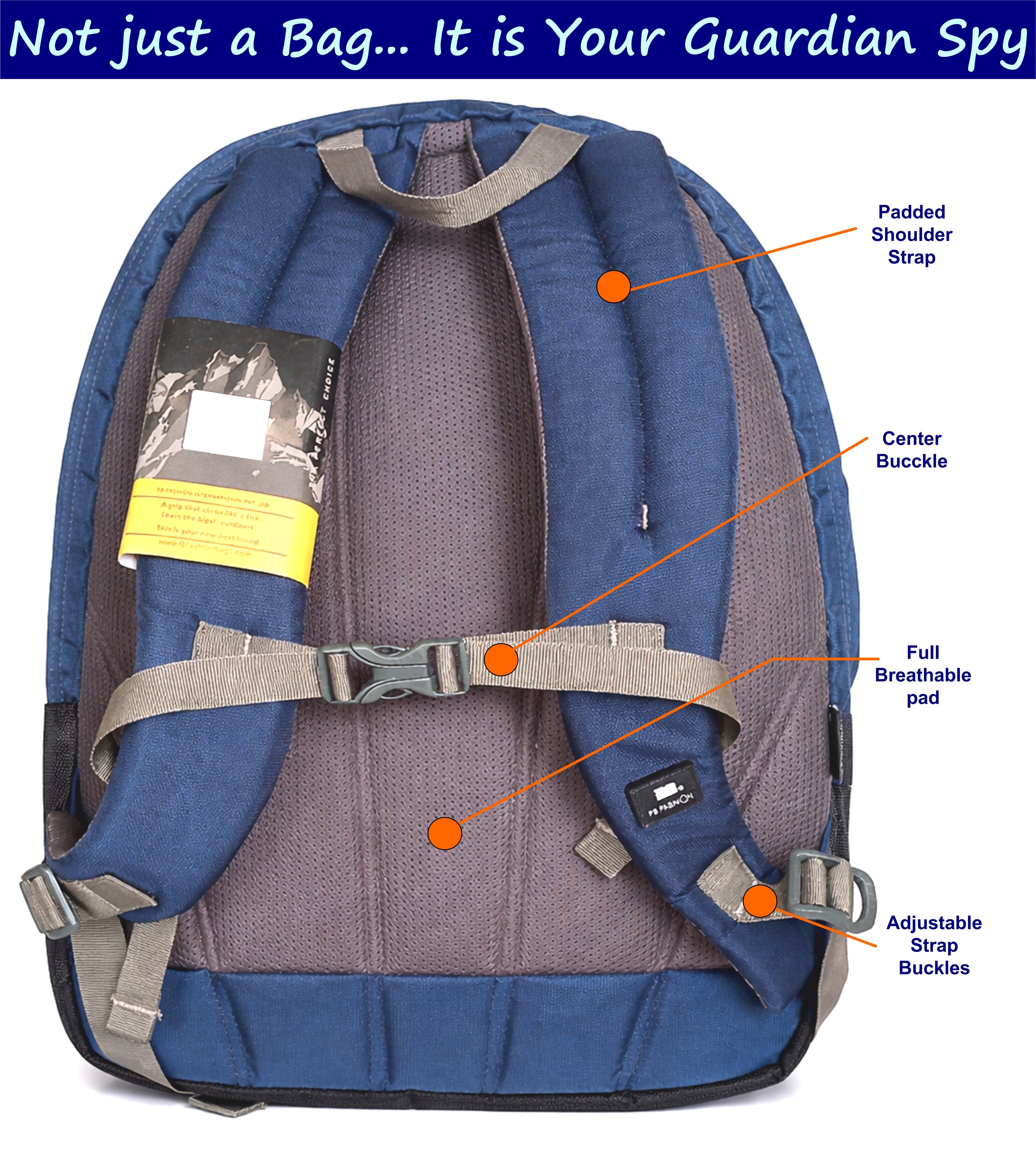 SmartBuddy-V 35 Liter GPS + Voice Monitor Backpack