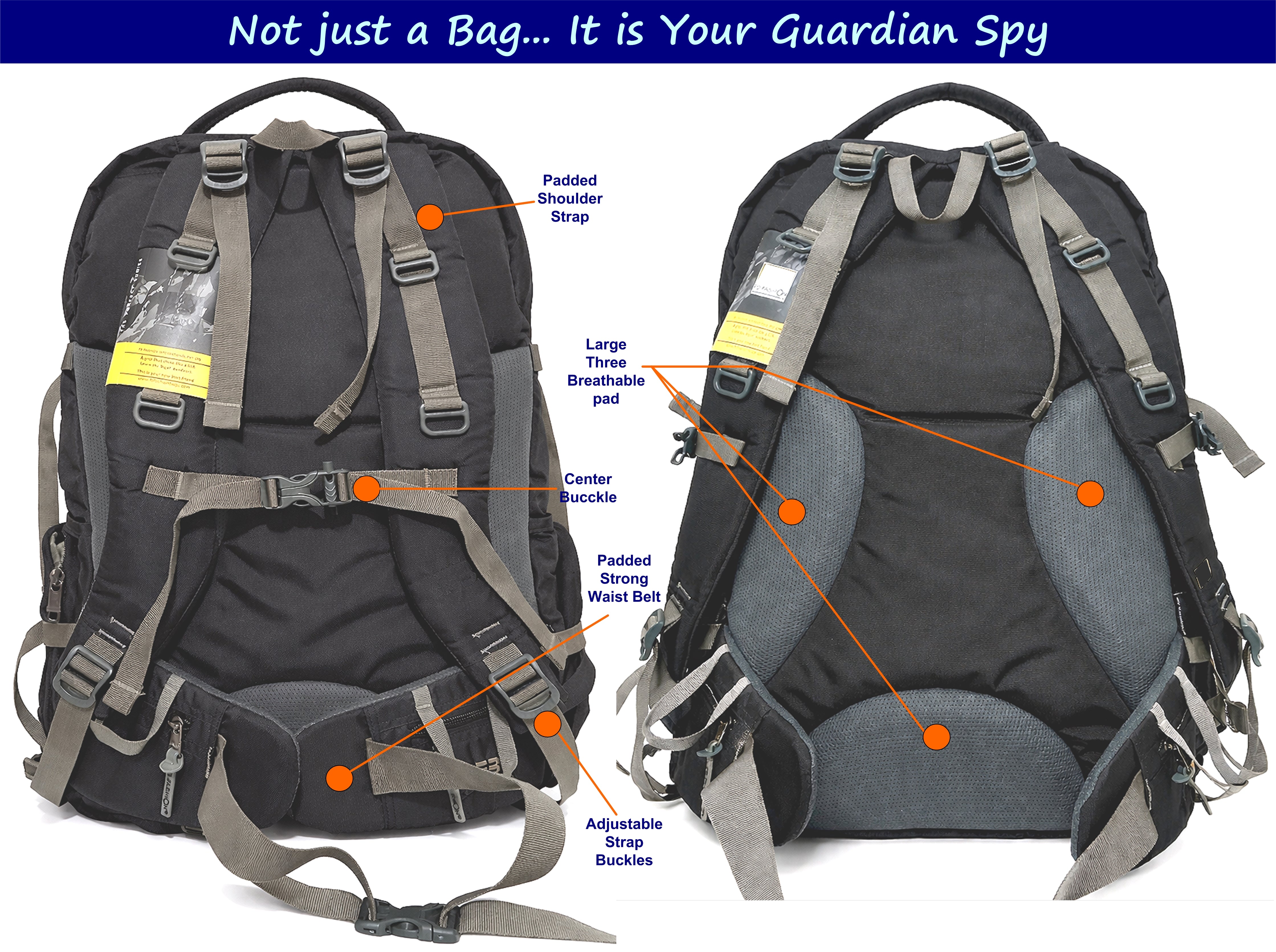 GeoTrack-I 60 Liter GPS Rucksack