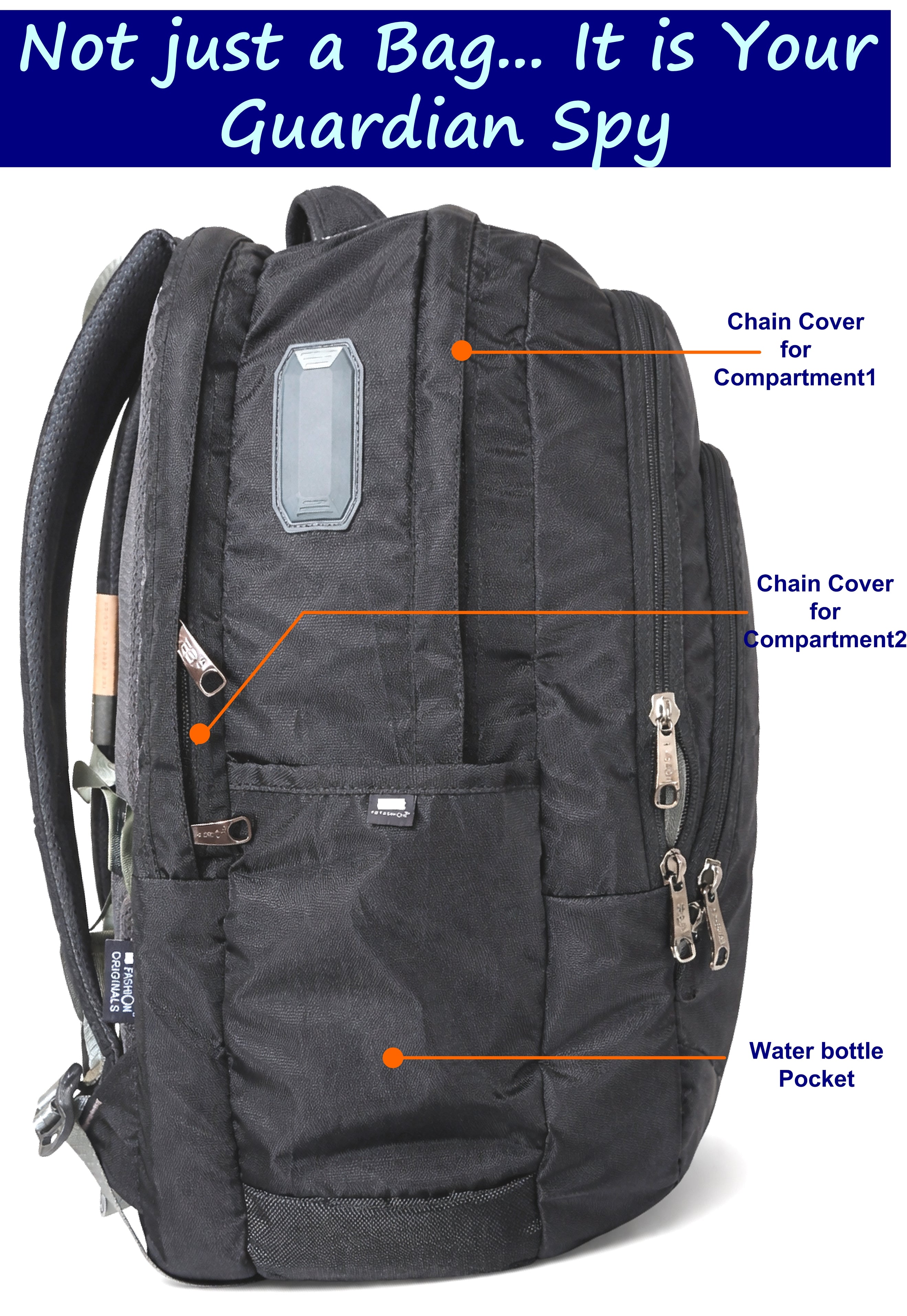TrackMate-V 45 Liter GPS + Voice Monitor Backpack