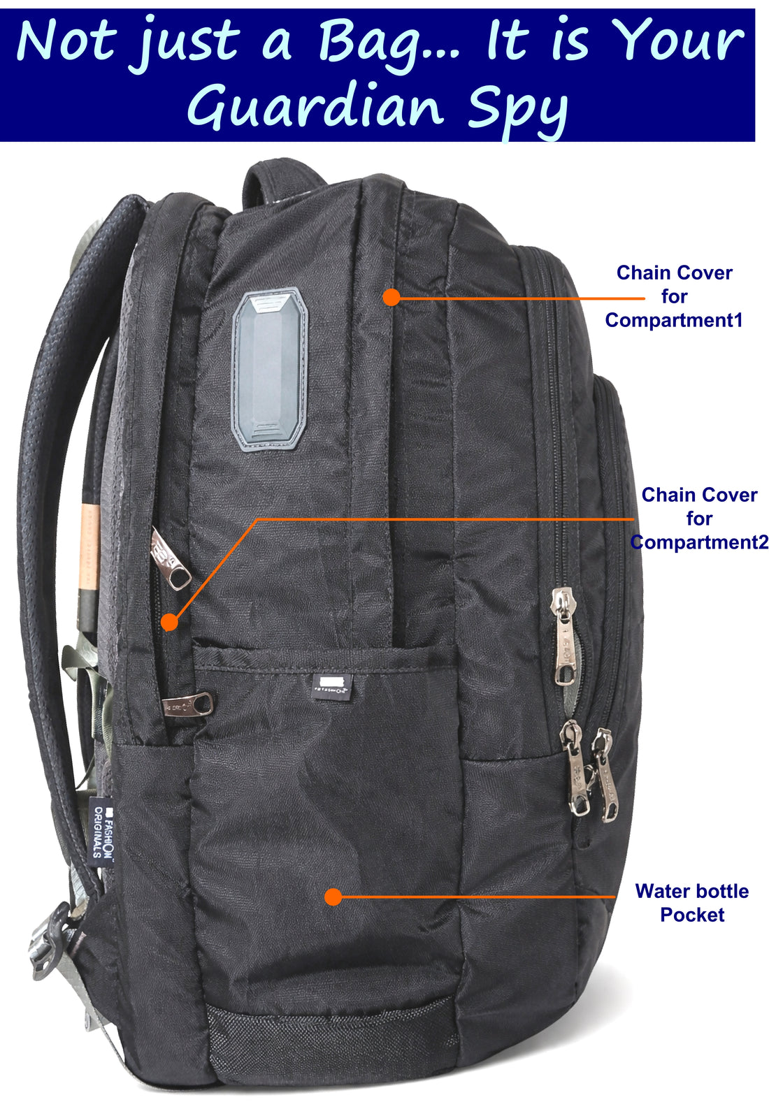 TrackMate-V 45 Liter GPS + Voice Monitor Backpack