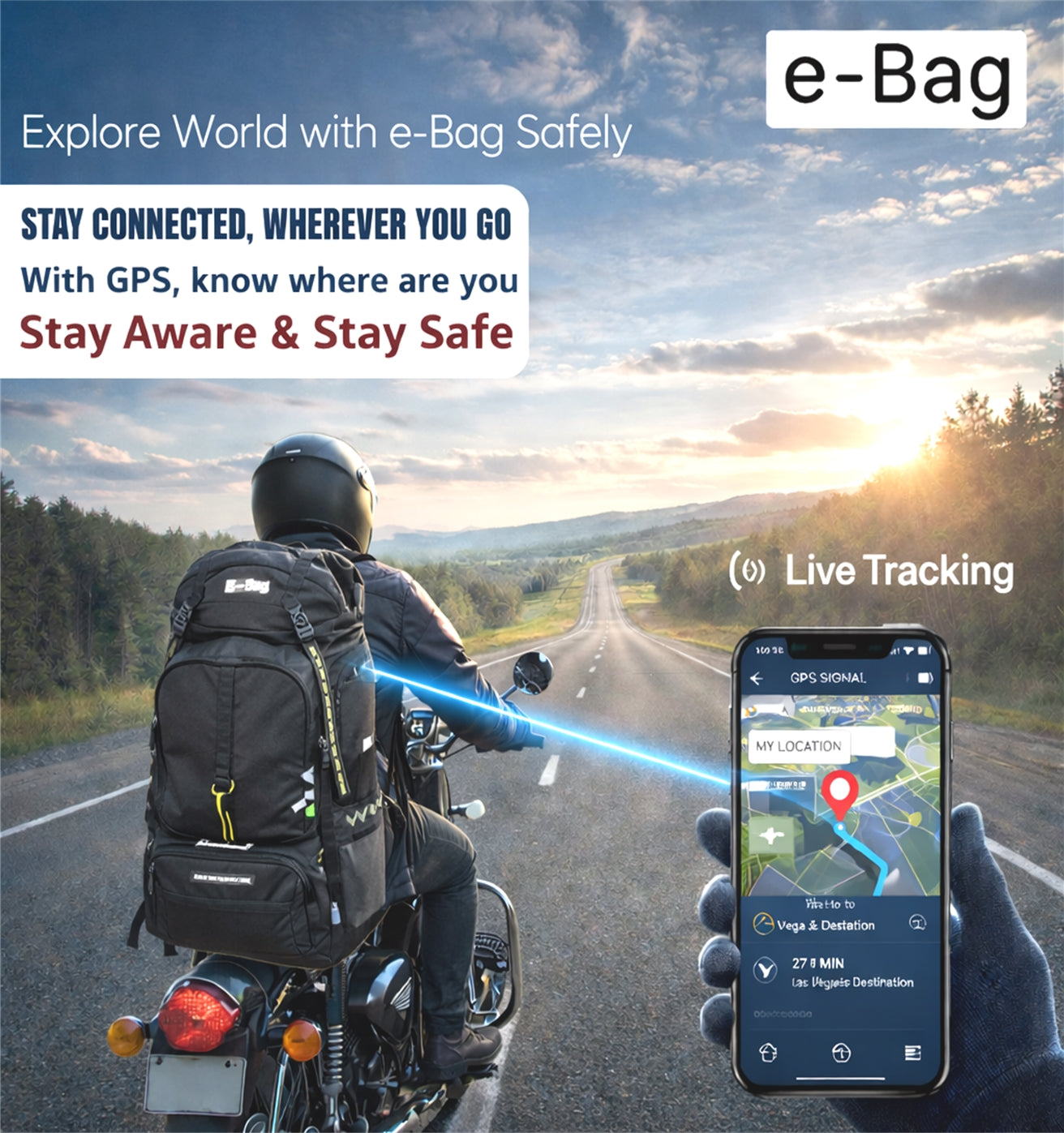 GeoGuard-V 60 Liter GPS + Voice Monitor Rucksack