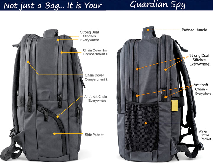 Backpack Securo - V Grey