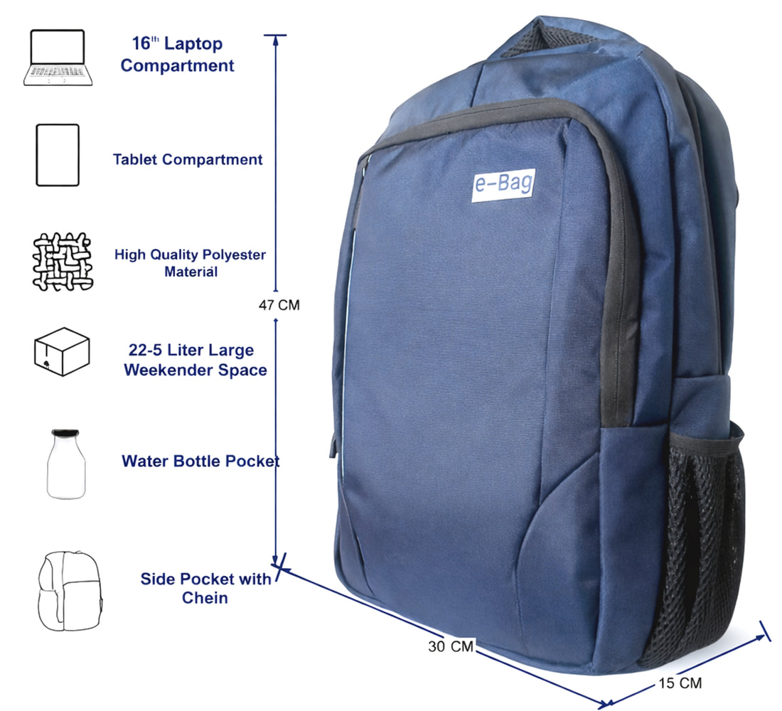 SafeGo-V 22 Liter Blue GPS+Voice Monitor Backpack