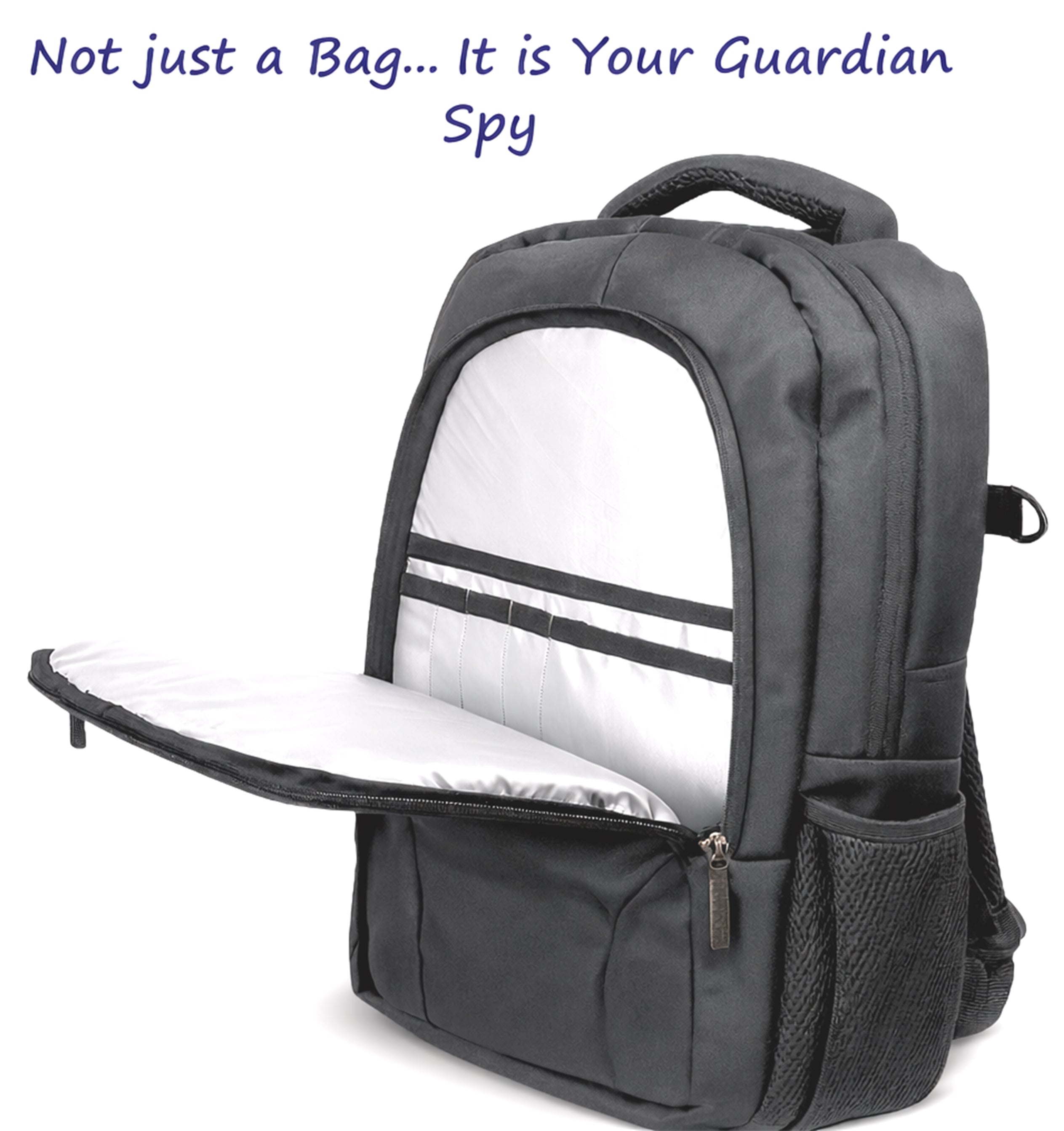 SafeGo-V 22 Liter Black GPS+Voice Monitor Backpack