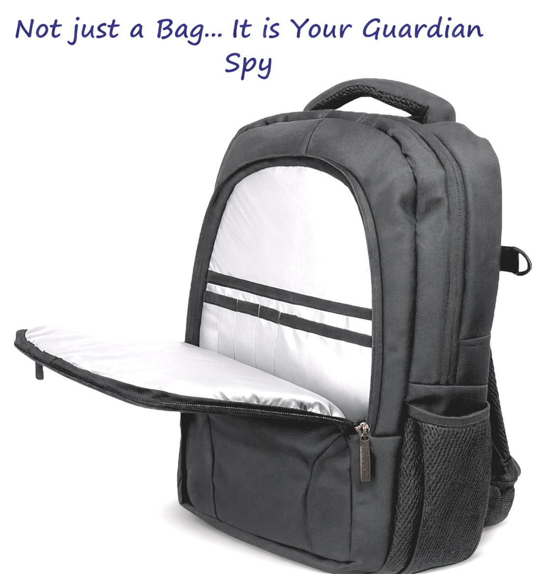 SafeGo-V 22 Liter Black GPS+Voice Monitor Backpack