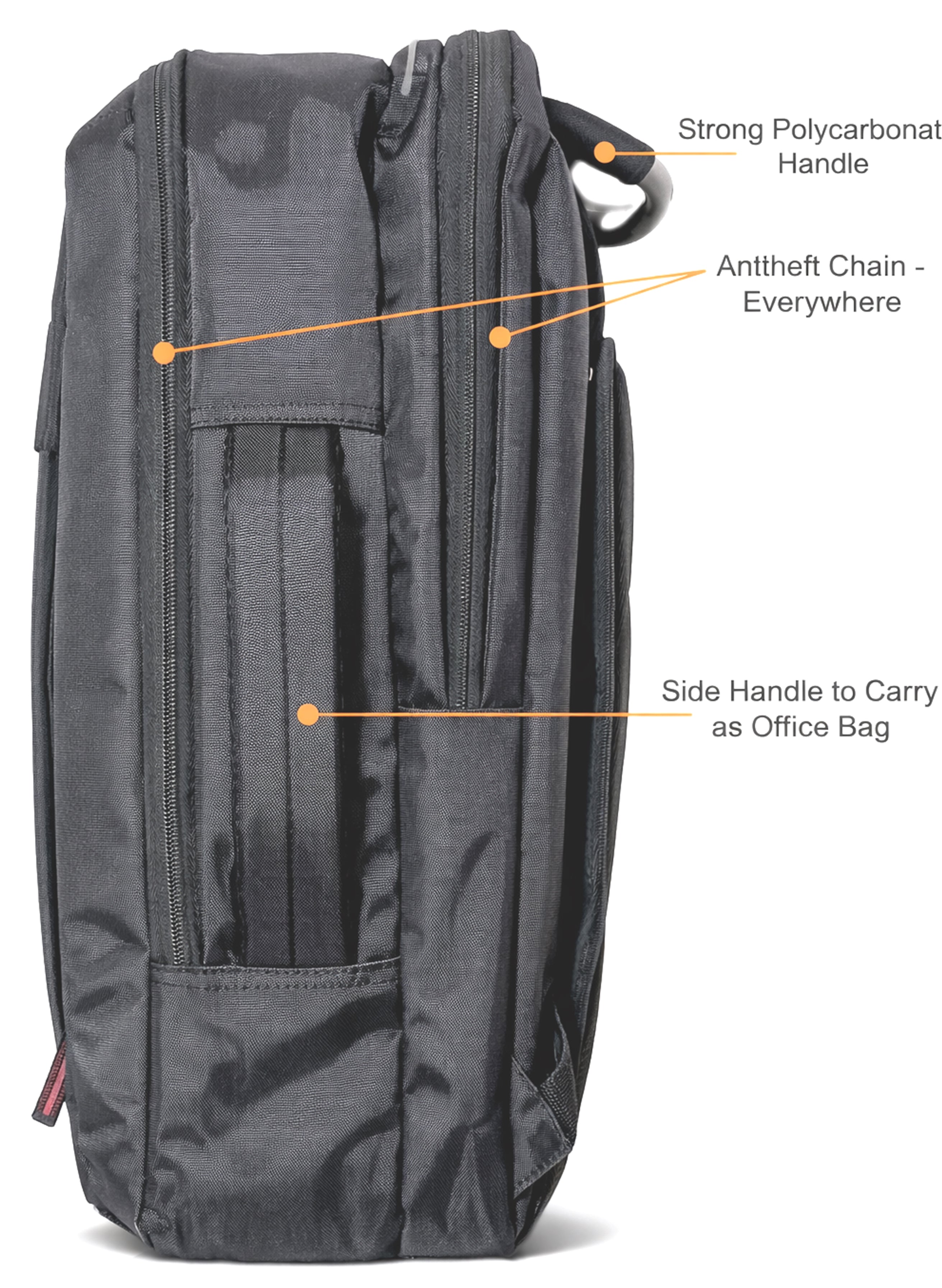 SafeCharge-V 20 Liter GPS+Voice Monitor + USB Charger Backpack